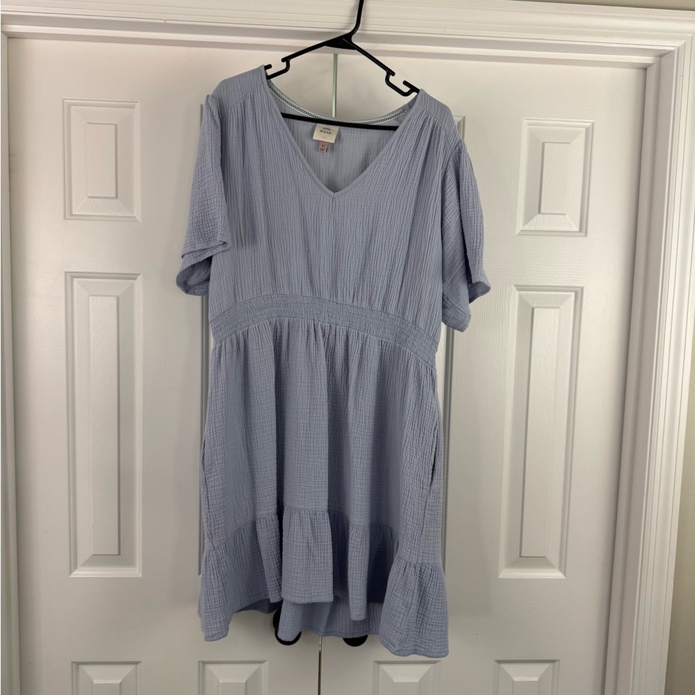 Knox Rose Soft Blue Casual Dress